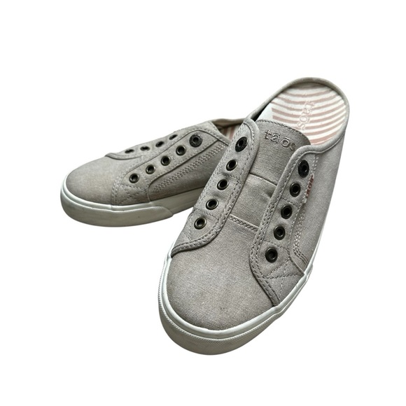 Taos Women’s 9.5 Tan Oat Washed Canvas EZ-Soul Slip On Mule Sneaker - Picture 1 of 11